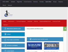 Tablet Screenshot of castroalves.br